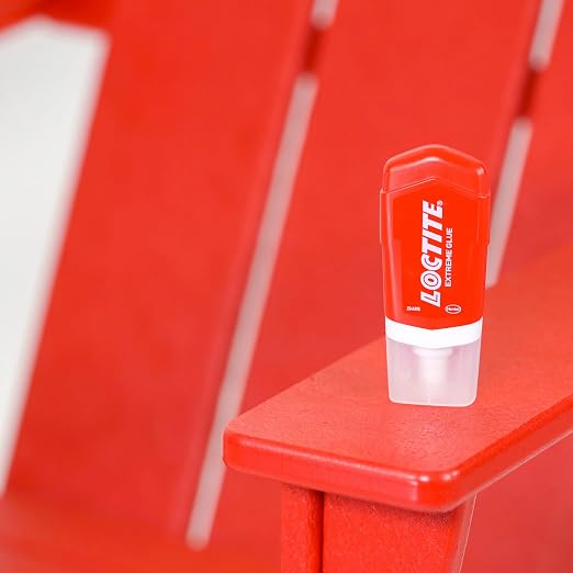 Loctite Extreme Glue, Strong All Purpose Glue for Wood, Metal, Leather, Plastic, & More - Dries Clear - 1.62 oz Tube, 3 Pack