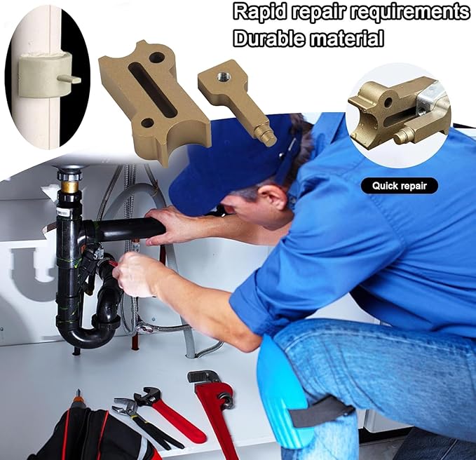 Water Pipe Repair Tool Kit, Plumbing Leak Stopper Set with Self-Fusing Silicone Tape, Portable Leak Fix Kit, Repair for Plumber, Home Renovation, Kitchen, Bathroom, and Emergencies, Maintenance Use