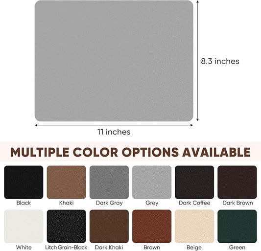 Leather Repair Patch Self Adhesive,8.3″ x 11″ Vinyl Patch Kit,Leather Repair Kit for Furniture,Car Seat,Couch,Office Chair.（Grey）