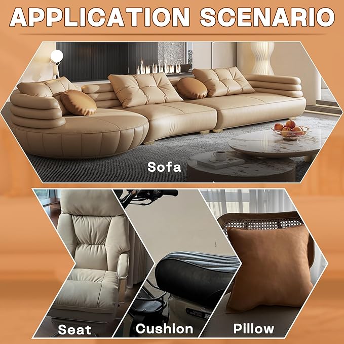 Leather Repair Patch, 4 x 63In Self Adhesive Leather Repair Tape for Furniture, Vinyl Repair Tape for Repairing Vinyl, Couch, Sofa, Car Seats, Car Interior (Wine red)