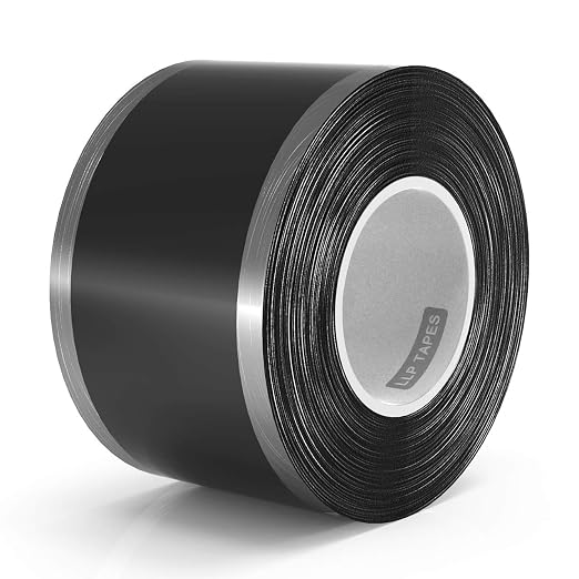 LLPT Self Fusing Silicone Tape 1" x 17 Ft, Black, UL Certified | Industrial, No Residue, UV & Weather Resistant, Waterproof Airtight Sealing for Marine, Pipe, Wire Insulation, Gym/Bike Grip
