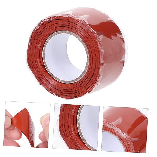 Healifty Flexible Silicone Rubber Seal Tape for Pipe Leak Repair and Outdoor Sealing Self Adhesive Sealant Tape for Plumbing Buckets and Cracks