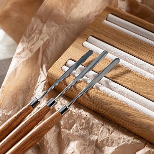 Palette Knife Painting Spatula for Oil, Acrylic Paint, Metal Painting Knife Mixing for Art, Palette Scraper for Creative Painting,Color Mixing, Smearing.1Pc