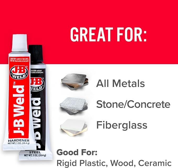 J-B Weld 8265S Original Cold-Weld Steel Reinforced Epoxy - 2 oz.
