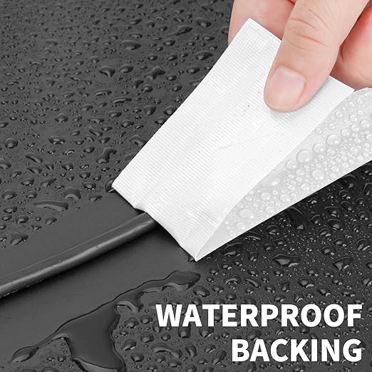 AUXMOTEC White Duct Tape Heavy Duty Waterproof, 80 Yards X 2 Inch, 9 Mils Thickness Strong Adhesive Sticky, No Residue, Easy Tear by Hand for Home Repairs Indoor Crafts Packing HVAC and Construction
