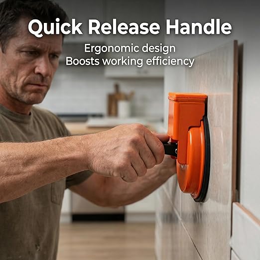 Floor Gap Fixer Tool, 2026 New Heavy Duty Flooring Gap Fixer with Strong Suction Cup, Laminate Vinyl Wood Plank Tile Gap Closing Tool for Doorways, Edges & Corners
