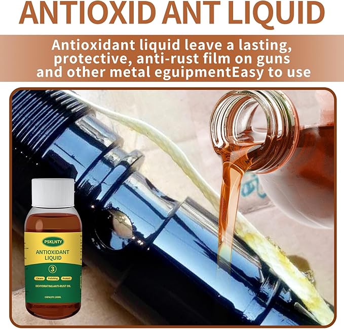Gun Bluing Kits Liquid Gun Blue Finishing Rust Removal Lubrication All-Inclusive Kit for Gun Cleaning Maintenance and Preservation 10 oz