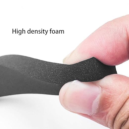 High Density Foam Tape - 1/2'' X 1/2'' X 13Ft Weatherproof Adhesive Prevent Condensation Heat Resistant Flame Retardant Weather Stripping Easy to Cut & Install & Remove for Car Doors Pipes Windows