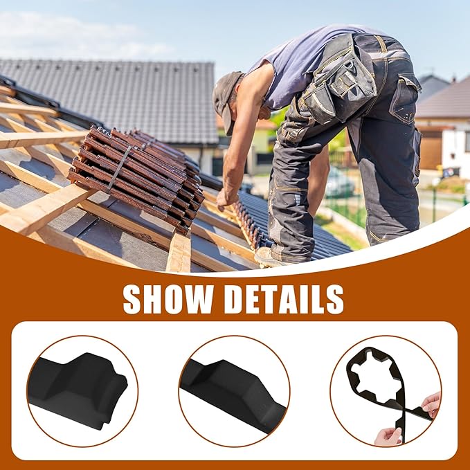 10 Pcs 3ft Long Octagonal Foam Closure Strips for for Metal Roofing Standing Seam Low Rib Shallow Wave Panels Seal Ridges Mountain Joints Avoid Gaps Wind Water Dust Closed for Roof Maintenance Repair