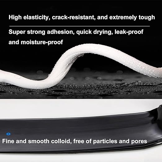 9900 Sealant Waterproof,Outdoor Silicone Sealant, Permanently Repairs Roof & Wall Cracks, Waterproof, Heat & Stretch-Resistant, Tough & Tear-Proof for Exteriors,16.9 fl oz (Transparent)
