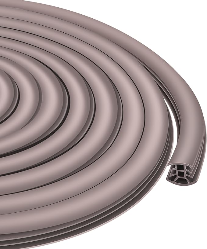 Flexible EPDM Rubber Strip (50 ft Long x 1 inch Wide) - Concrete Crack Repair & Replacement, Weather & Aging Resistant Expansion Joint Filler for Driveways, Sidewalks