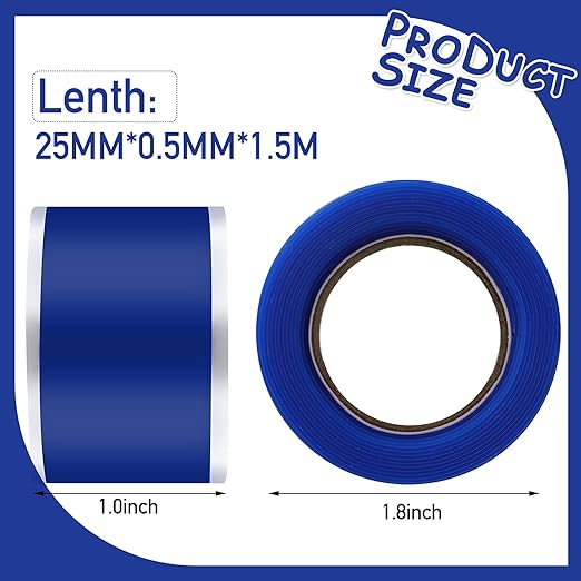 Outus 6 Roll Self Fusing Silicone Tape 1 Inch Wide and 5 Feet Long Rubber Flame Retardant High Temperature PVC Tape for Leaks Repair Tools Electrical Wires Wrap Seal Pipes Indoor Outdoor