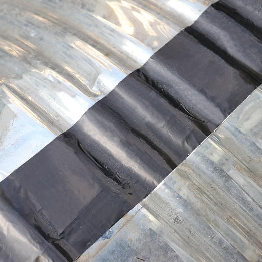 BOMEI PACK Black Aluminum Tape, 2 Inch x 165 Feet, Black Foil Tape for HVAC, Air Ducts, Pipe, Metal Repair, Waterproof