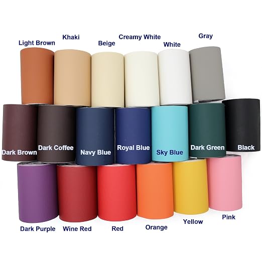 Sky Blue Leather Repair Patch, 16x40 Inch Self Adhesive Upholstery Tape, Waterproof Vinyl Sticker for Sofa Car Seat, Peel and Stick Furniture Restoration Kit (Sky Blue)