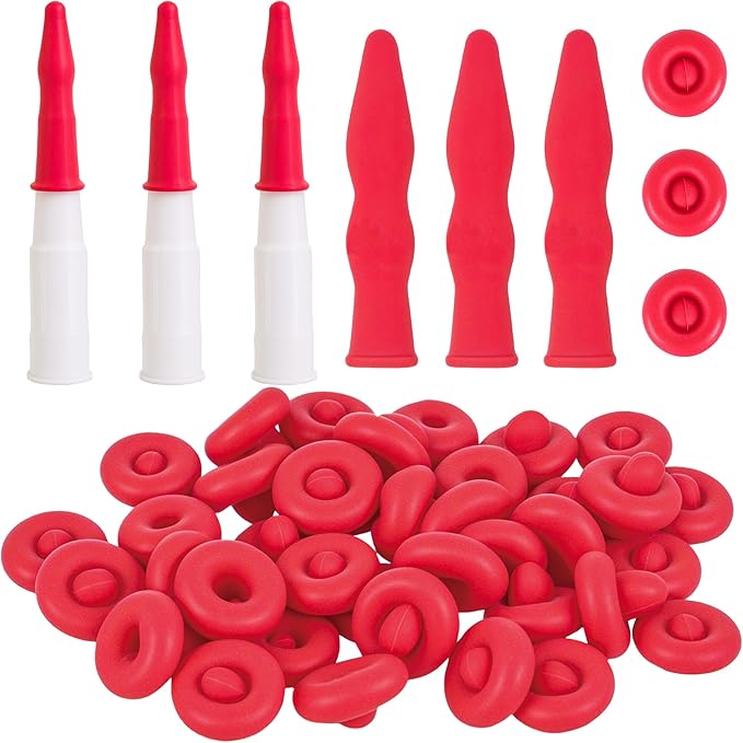 40PCS Caulk Tube Latex Sealing Caps, Caulking Gun Tip Caps - Universal Fit Caulk Tube Latex Sealing Caps for Sealing and Preserving Open Caulking Tube, Tight & Leak-proof Sealing