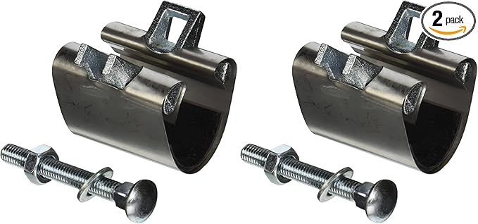 Eastman 1-1/2 Inch IPS Pipe Repair Clamp, 3 Inch Length, Stainless Steel, 45189 (Pack of 2)