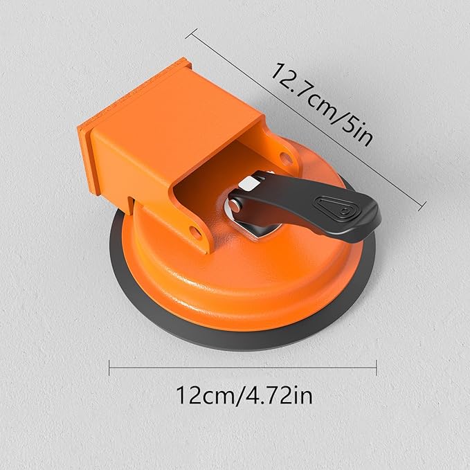 Floor Gap Fixer Tool, Carbon Steel Suction Cup Laminate Flooring Repair Tool for Wood/Vinyl Planks, Adjustable Height Seam Closer for 4.5+ Inch Wide Floors, Close Unsightly Seams
