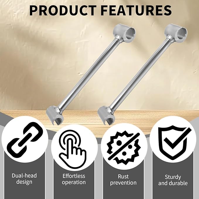 Door Hinge Adjuster, Heavy Duty Gap Adjustment Wrench Gap Fixer Tool, Residential Repair Kit Compatible with Interior Doors, for Professional Handymen and Maintenance Technicians