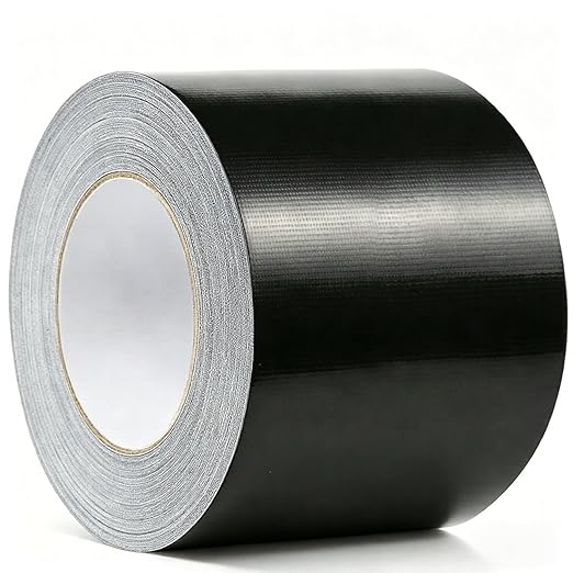 Outdoor Waterproof Repair Tape, Heavy Duty UV Proof Patch for RV, Awning, Tent, Tarp, Boat Cover and Fabric Repair, Black 5 in x 180 ft