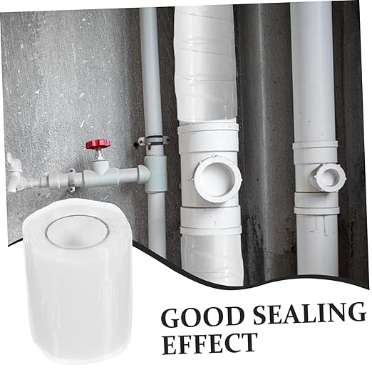 Zerodeko Waterproofing Tape for Pipes Wide Long Easy to Use Sealing Tape for Leak Repair