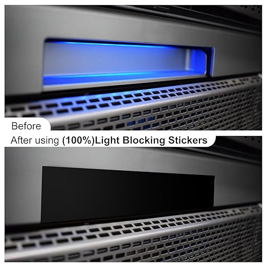 JIEHENG Light Blocking Tape 1.2 inch x 98 Feet, Light Blocking Tape for Electronics,Blocking for Routers (100% Blocking)
