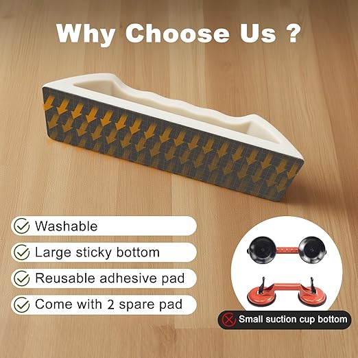 Floor Gap Fixer Tool, Violetfox Heavy-Duty Plank Grabber Laminate Flooring Tools Wood Floor Repair LVP Installation Kit (gap fixer + Mallet)