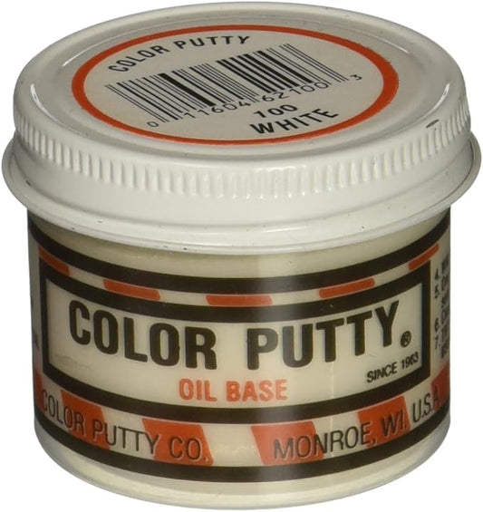 3.68 oz Color Putty 100 White Color Putty Oil-Based Putty