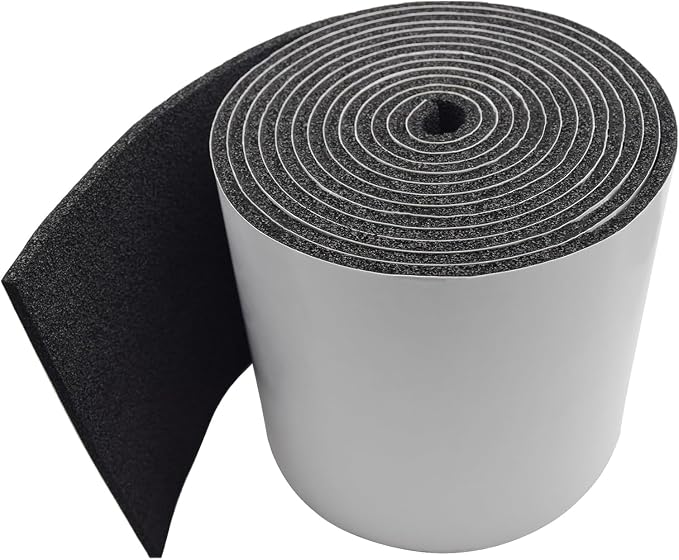 DOBTIM Pipe Insulation Foam Wrap Tape, Insulation Tape for Water Pipes, Pipe Wrap Insulation, Foam Pipe Insulation 13 Ft Long x 6 Inch Wide x 1/5 Inch Thick