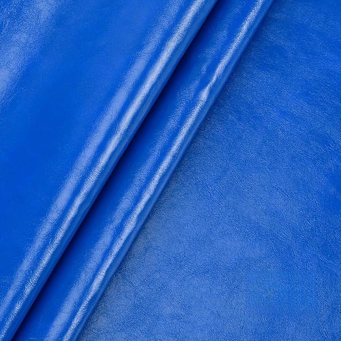 Leather Repair Patch Tape Kit,Self Adhesive Leather Repair Patch,Vinyl Repair Kit for Couches Boat Seats Furniture Cars Sofa Office Chair (Royal Blue,7.87"×54.33")