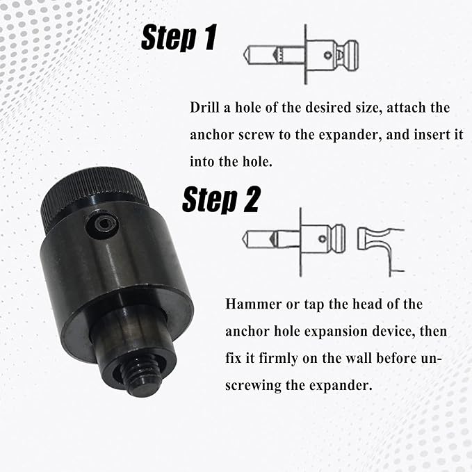 870 Screw Anchor Expander, 3/8"-16, Fits Anchor 84305 Power Drill Part, Use for Caulking Anchor