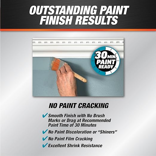 DAP Alex Plus Acrylic Latex Caulk, White, 2.8 oz (7079800956)