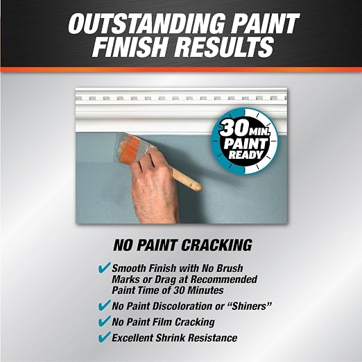 DAP Alex Plus Acrylic Latex Caulk, White, 10.1 Oz (7079818152) (Pack of 12)