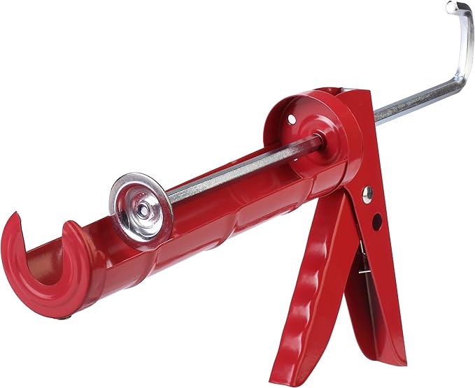 Bates- Caulking Silicone Gun, 10:1 Thrust Ratio, Hand Caulking Guns, No Drip