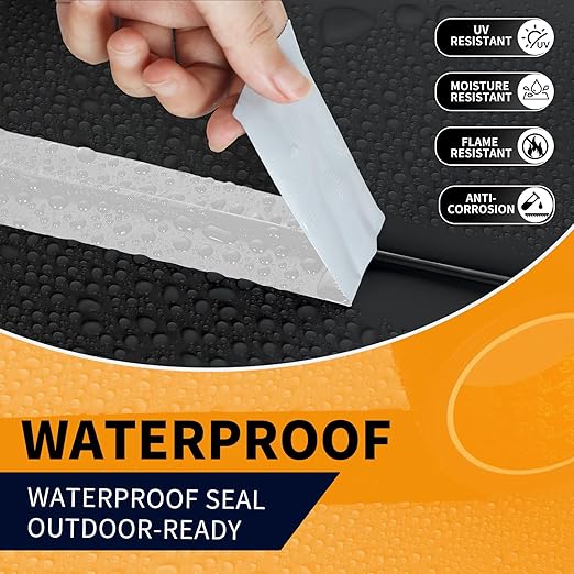 YONGJIN White Duct Tape Waterproof - 2 Pack Tear by Hand, No Residue, Multi-Purpose Duct Tape Bulk for Indoor Outdoor Repairs, DIY, Packaging, and Crafts, 2 Inch x 40 Yards Total