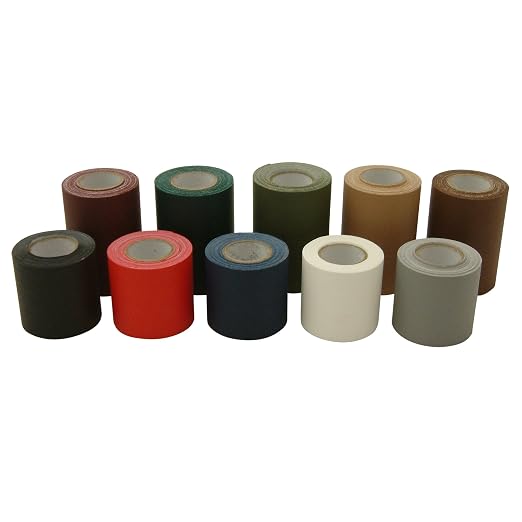 J.V. Converting JVCC Patch & Repair Tape for Leather and Vinyl Surfaces, 2 in. (48mm Actual) x 15 ft. (Olive Drab)