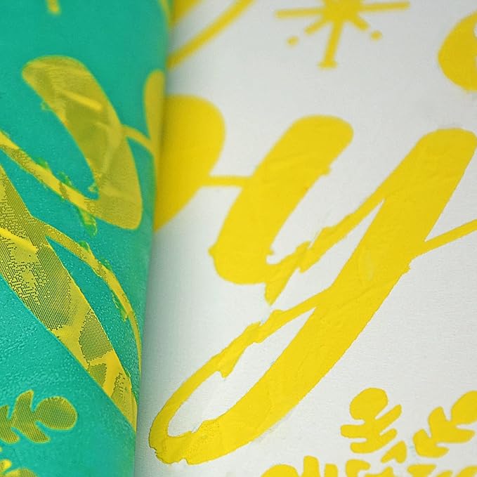 Silk Screen Stencil, Self-Adhesive Mesh Stencil Chalk Screen Printing Transfer Washable Reusable Can be Used for Home 8.5 * 11 inches (5pcs)