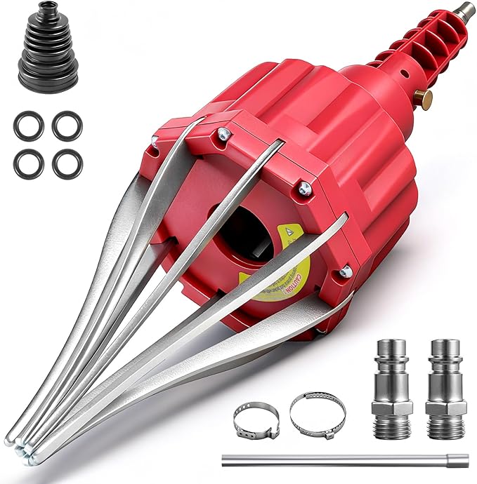 Automotive Universal Pneumatic CV Joint Boot Installation Tool, CV Boot Expander Rod Spreader Installation Removal Tool Kit with 2 Sets of CV Joint Boot Repair Kits for Most Vehicle, UTV, ATV