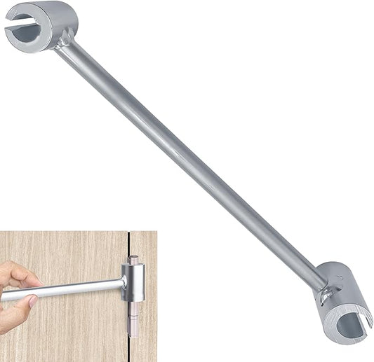 Door Hinge Gap Adjustment Wrench Tool - Universal Door Hinges Bender Adjuster & Spanner for Residential Commercial Doors - Gap & Hinge Hole Adjusting Repair Tool (8mm - 25mm)