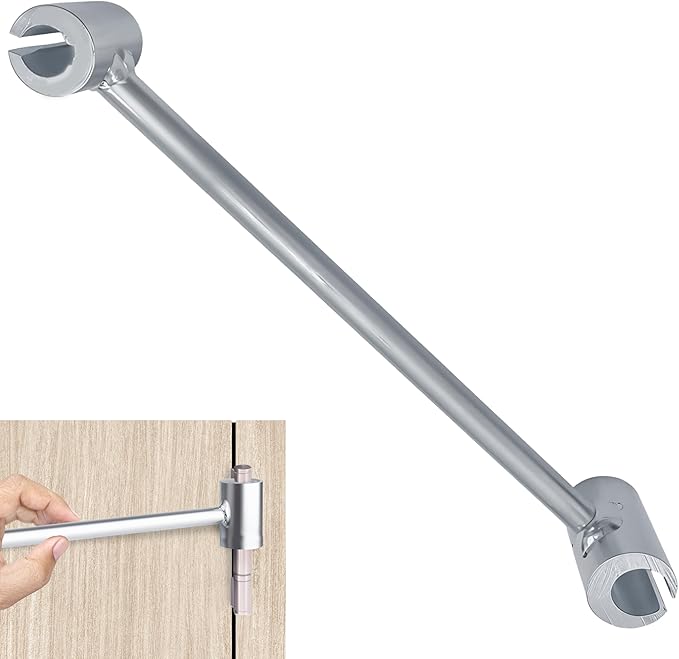 Door Hinge Gap Adjustment Wrench Tool - Universal Door Hinges Bender Adjuster & Spanner for Residential Commercial Doors - Gap & Hinge Hole Adjusting Repair Tool (8mm - 19mm)