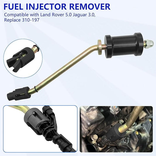 ZKTOOL 310-197 Fuel Injector Removal and Installation Tool,Injector Seal Install Tool, Compatible with Land Rover Jaguar 3.0L 5.0L Gasoline Engines，OEM 310-198 310-199,Includes Fuel Injector Flush