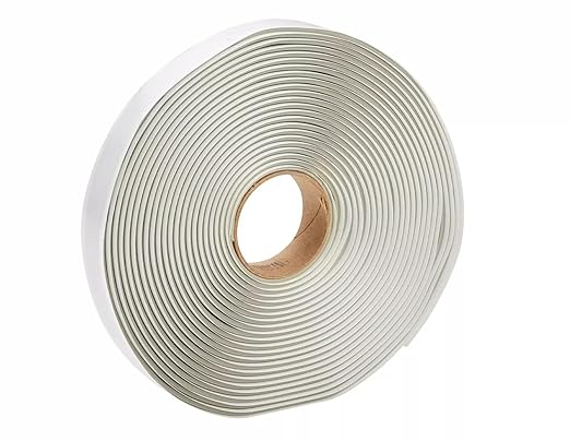 Butyl Seal Tape - Double Sided, Waterproof, 1/8" x 3/4" x 33' - Black, Rubber - RV, Trailer, Motorhome, Window, Vent Sealing, Roof Patching