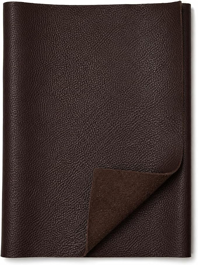 Reed Leather Hides - Cow Skins (40 Square Foot, Dark Brown) | Arts and Crafts