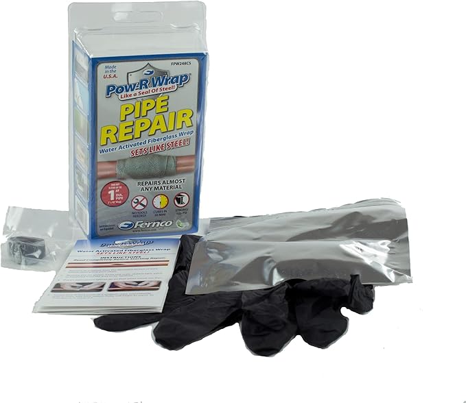 Fernco Fiberglass Repair Kit, 2 x 48 In, Gray, 1 inch (FPW248CS)