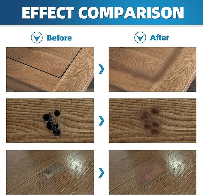 Deuvuo Red Oak Wood Filler, High-Performance Red Oak Wood Putty Kit - Quickly Fix Wood Cracks and Blemishes with Wood Hole Filler - Paintable, Stainable, Sandable & Quick Drying - 9.87 Ounce