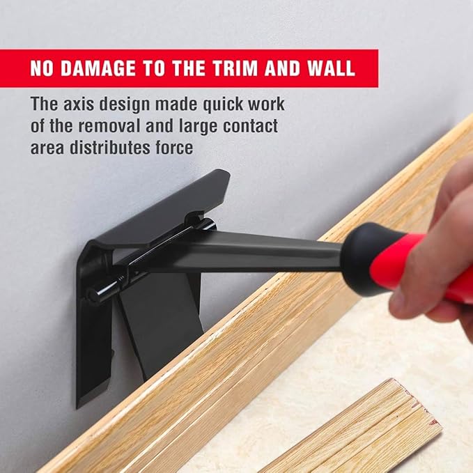 Goldblatt Trim Puller, 4-Inch Tile Removal Multi-Tool for Commercial Work & Home Improvement, Baseboard, Molding, Siding and Floor Removal, Remodeling