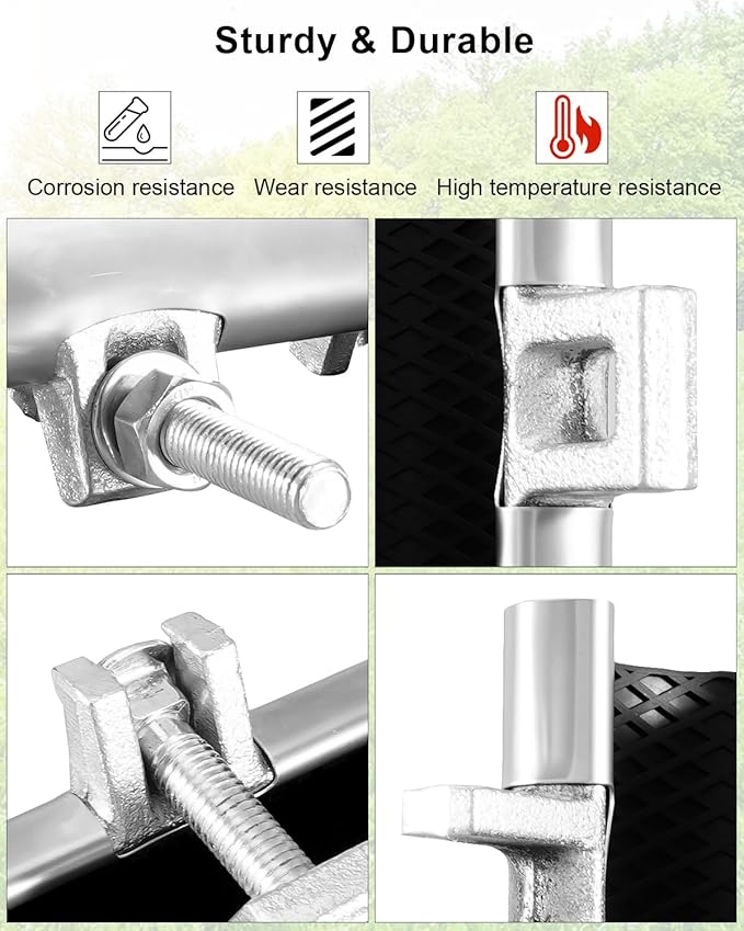 2” X 6” Pipe Repair Clamp for Repairing Leaks in Water Pipes or Copper Pipes, Double Bolt Clamp, Stainless Steel, Fits 2"Galvanized Pipe