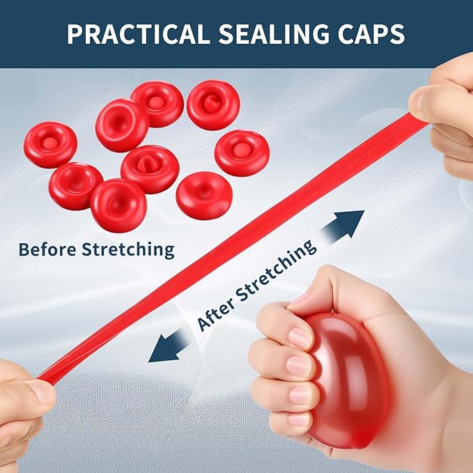 Zonon 100 Pieces Caulk Cap Caulk Saver Finishing Tool Tube Covers Tube Caps for Sealing and Preserving, Red