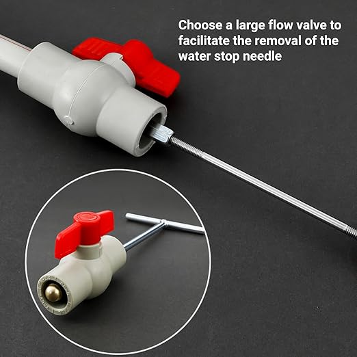 Stainless Steel Pipe Leak Repair Tool Kit Reusable Water Stopper Pins for Copper PVC Pipes Emergency Plumbing