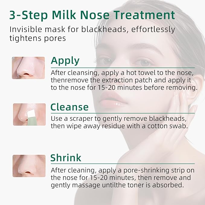 Blackhead Remover Tool, Stainless Steel Face Scraper, Manual Skin Scrubber Face Spatula with Silicone Cover for Nose, Chin and T-Zone, Skin Care Tool for Men and Women(Green