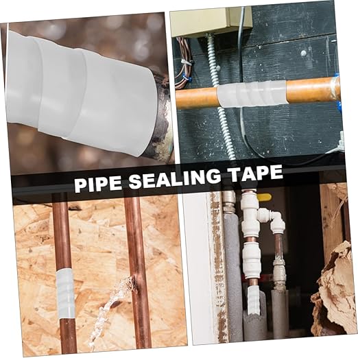 Alipis Pipe Sealing Tape for Leak Repair Rubberized Sealant Tape for Pipes and Gaps Wide Self-Adhesive
